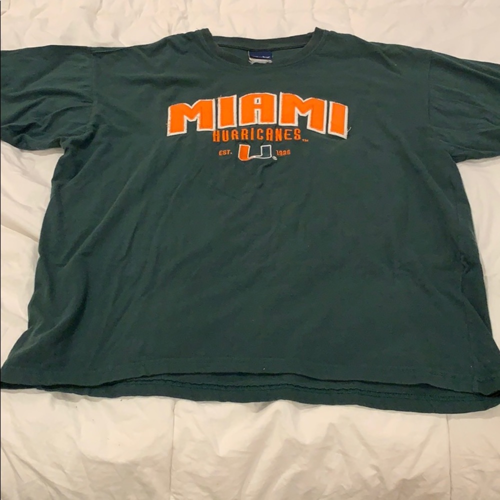 Miami hurricanes vintage shirt